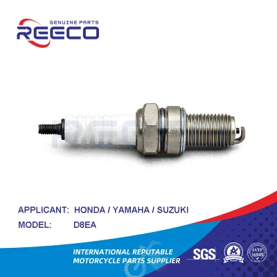 Reeco OE Quality D8ea Vela de ignição de platina Iridium para motocicleta para Honda/YAMAHA/Suzuki/Bajaj/Tvs